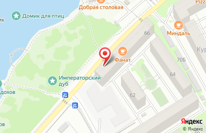 Продуктовый магазин в Калининграде на карте