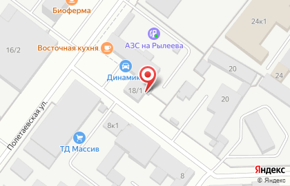 ООО Динамика на улице Рылеева на карте
