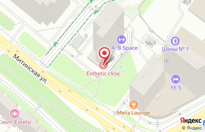 Клиника косметологии и эстетической медицины Esthetic clinic на Митинской улице на карте