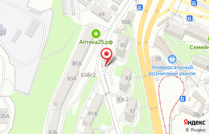 Автостоянка во Владивостоке на карте