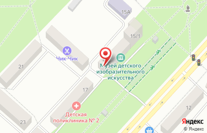 Музей детского изобразительного искусства народов Сибири и Дальнего Востока на карте