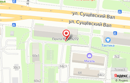 Символ 7 на улице Сущёвский Вал на карте