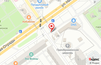 Магазин разливного пива в Тракторозаводском районе на карте