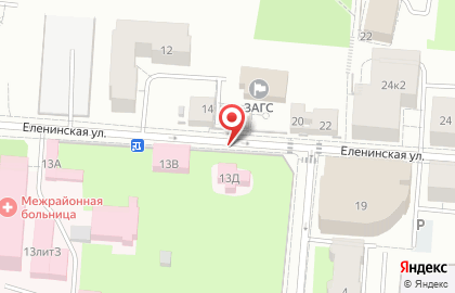 Банкомат, Банк Санкт-Петербург, ОАО, Петродворцовый район на Еленинской улице на карте