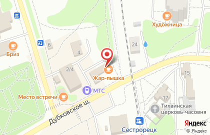 Салон связи МегаФон на Дубковском шоссе на карте