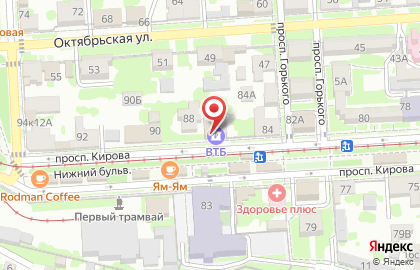 Банк ВТБ в Ставрополе на карте
