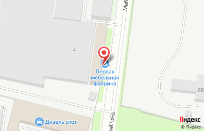 Салон Первая мебельная фабрика в Приморском районе на карте