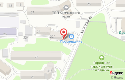 Фитнес-клуб Фитнес-клуб в Петропавловске-Камчатском на карте