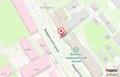 Прометей на улице Введенского канала на карте
