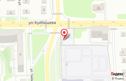 Автостоянка в Челябинске на карте