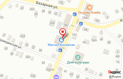 Продовольственный магазин Агрокомплекс Выселковский на улице Мира на карте
