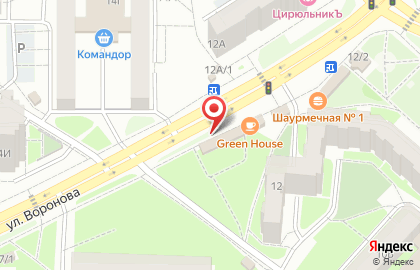 Магазин цветов Лилия в Советском районе на карте