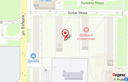Золотой ключик на улице Мира на карте