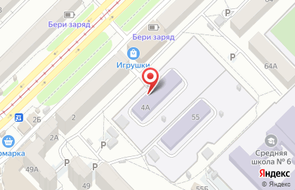 Детский сад №4 на улице Циолковского на карте