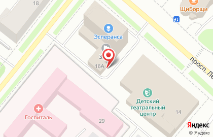 Администрация г. Мурманска на проспекте Ленина на карте