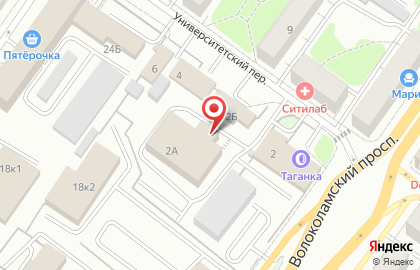 Оптово-розничная компания Автопитер в Университетском переулке на карте