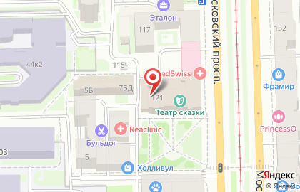 Реаклиник на Московском проспекте на карте