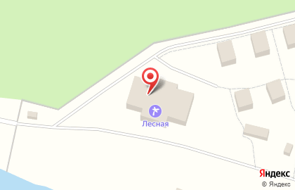 База отдыха Лесная в Мурманске на карте