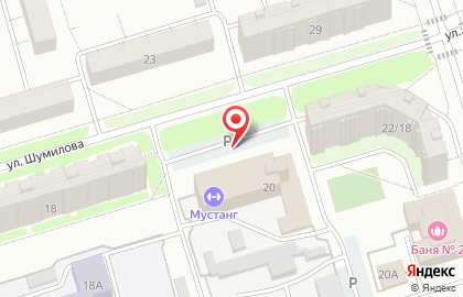 Автостоянка в Чебоксарах на карте