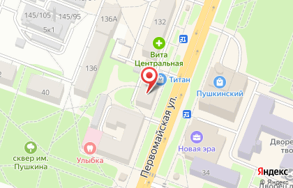 Стиляга на Первомайской улице на карте