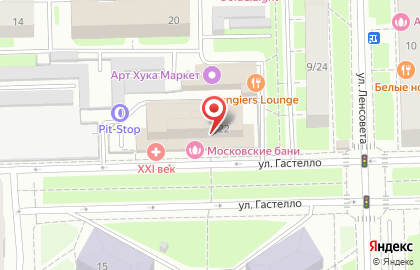 Сауна в Московском районе на карте
