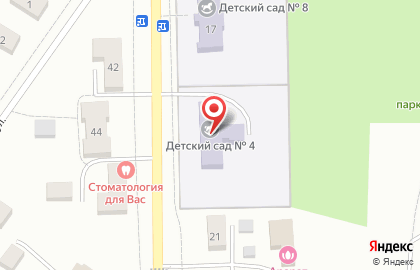 Детский сад №4 комбинированного вида на улице Богдана Хмельницкого на карте