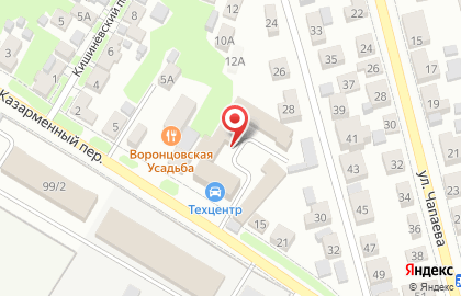 На Казарменном на карте