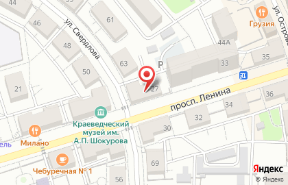 Салон оптики Айкрафт в Октябрьском на карте