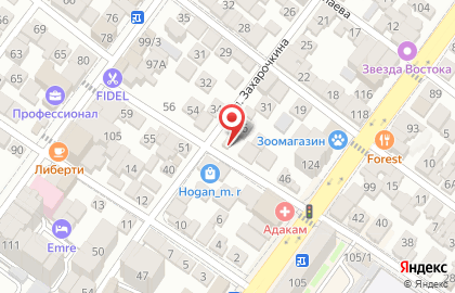 Шиномонтажная мастерская в Советском районе на карте
