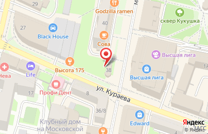 Кофейня на Московской, 38 на карте