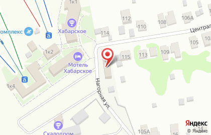 Хабарское на Западной улице на карте