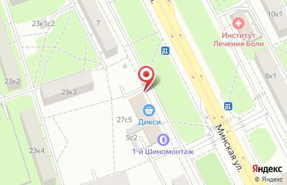 Лео на Минской улице на карте