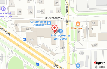 Торговая компания ПрофСклад на улице Братьев Кашириных на карте