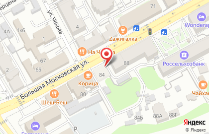 Магазин автотоваров Корвет на карте