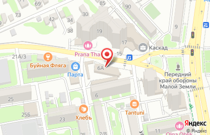 Цветочный павильон на улице Карамзина на карте