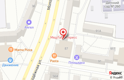 Аптека ГосАптека на Молодёжной улице на карте