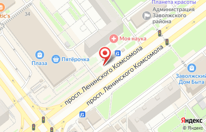 Киоск по продаже печатной продукции Роспечать на проспекте Ленинского Комсомола на карте