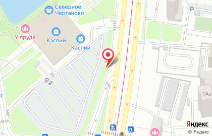 Киоск по продаже хлебобулочных изделий, район Чертаново Северное на Чертановской на карте