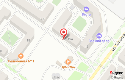 Клуб для детей и подростков Роботехник на улице Торосова на карте