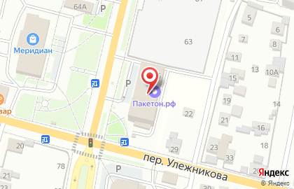 Торговая компания Пакетон на проспекте Ленина в Рубцовске на карте