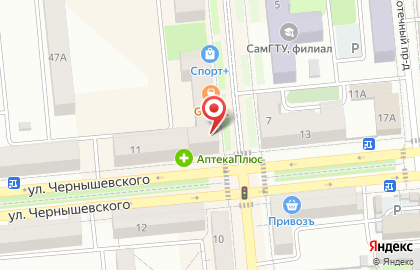 Коммерческий банк Солидарность на улице Миронова в Новокуйбышевске на карте
