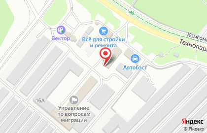 Автосервис центр технического осмотра и страхования в Новосибирске на карте