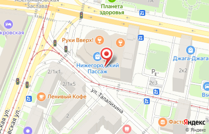Зоолиния на площади Ильича на карте