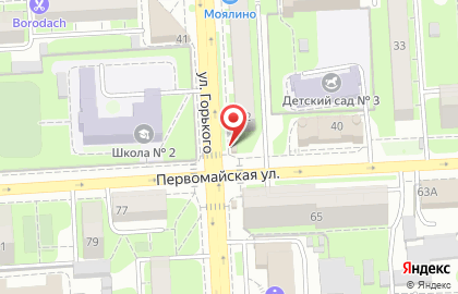 Магазин Роспечать на улице М.Горького на карте
