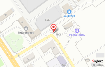 Шиномонтажная мастерская в Промышленном районе на карте