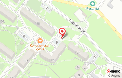 Продуктовый магазин в Калининграде на карте
