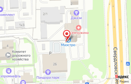 Частное охранное предприятие Кодекс-II на Комсомольском проспекте на карте