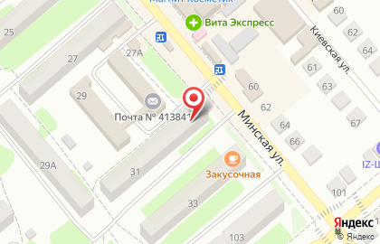 Оптика Визус на Минской улице на карте