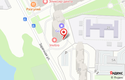 Умка на Заречной улице на карте