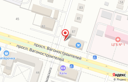 Магазин Автоаккумуляторы на улице Чайковского на карте